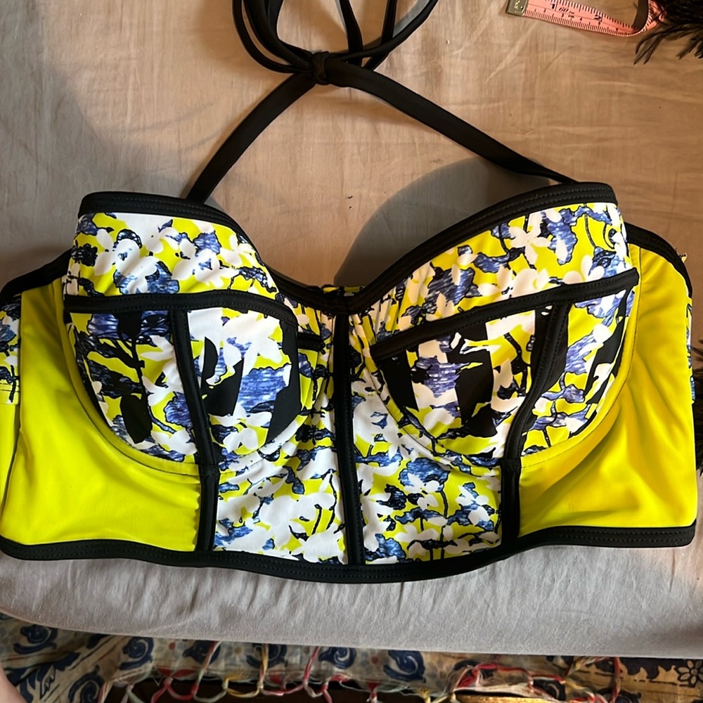 PETER PILOTTO For Target BUSTIER Scuba SWIM TOP L